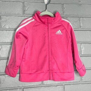 Adidas Girls Size 9 Month Pink Zip Up Jacket